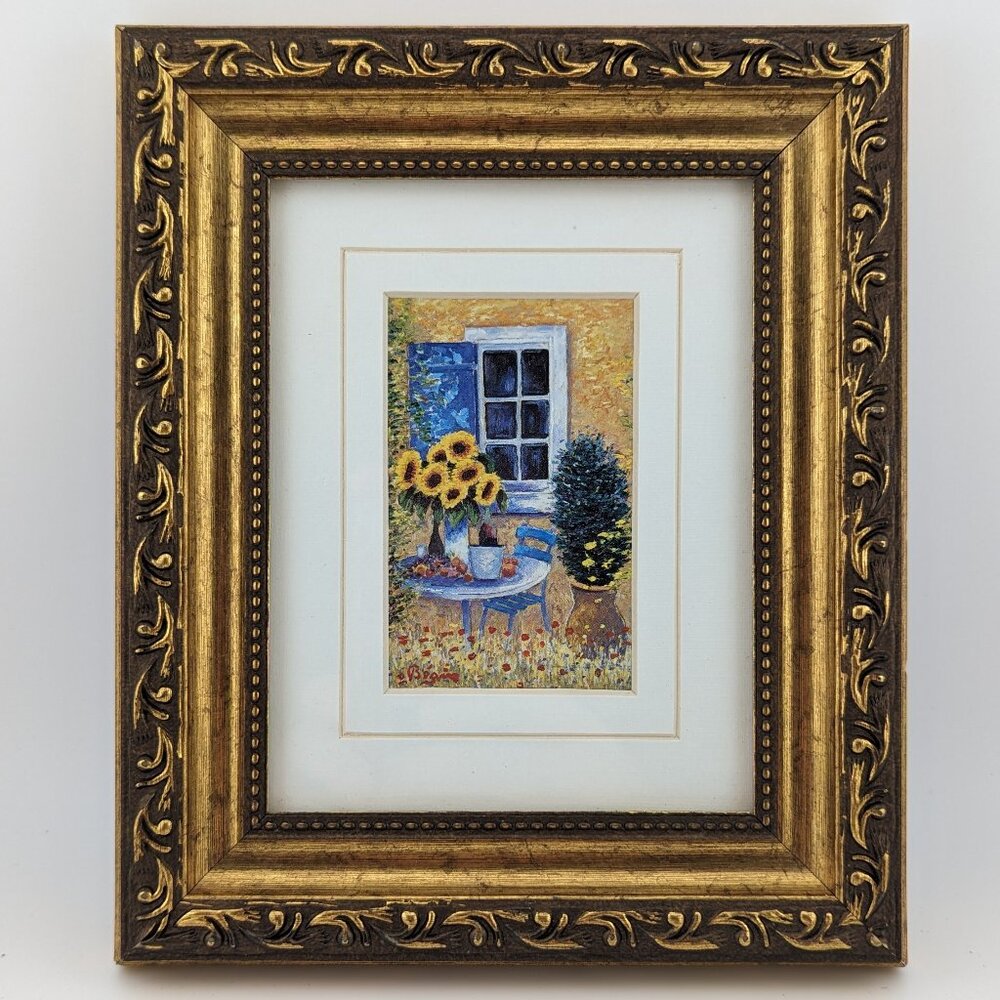 Parfum des fleurs du soleil II by Guy Bégin from the 90's - 2'' X 4''